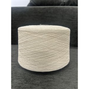 100% algodón crudo blanco extremo abierto tejido hilo de tejer material cardado - Product Image 1