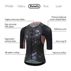 Offre spéciale Vêtements de compression pour l'extérieur Vêtements de cyclisme Maillot Vêtements de vélo Vêtements de sport Uniforme de cyclisme personnalisé pour hommes - Product Image 3