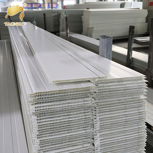 Paneles de Techo de PVC de Alta Calidad, Diseño Moderno, Impermeables, con Aspecto de Madera Blanca, <span class=keywords><strong>para</strong></span> <span class=keywords><strong>Interiores</strong></span> - Product Image 6