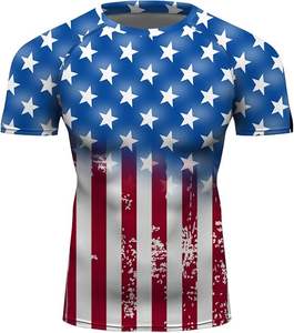 Camiseta Deportiva de Compresión para Hombre, Lisa, Transpirable, Negra, para Gimnasio, Fitness, Culturismo, con Logotipo Personalizado, al por Mayor - Product Image 1