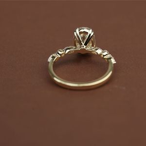 Lujo 2Ct Lab Grown Diamond Ring Marquise Cut VS1 IGI SGL Certificado Oro Rosa Oro Plata Compromiso Boda Proveedor de joyería - Product Image 4