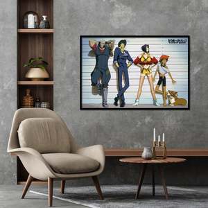 Affiche d'anime Cowboy Bebop : Ligne-up des personnages - Product Image 1
