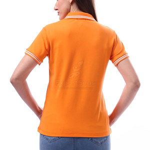 Polo de algodón suave con cuello acanalado y puños de manga Polo de ajuste clásico con tela duradera y apariencia elegante - Product Image 2