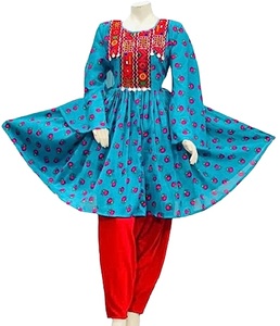 Vintage ethnique Tribal Kuchi robe Afghan/Pakistan traditionnel fête porter avec multicolore Logo personnalisé modèle Kochi robe 3003 - Product Image 1