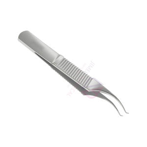 Pinzas oculares Colibri de acero inoxidable alemán de alta calidad, tipo Hoskin, acabado Dall, mango plano, instrumentos quirúrgicos de sutura Manual - Product Image 4