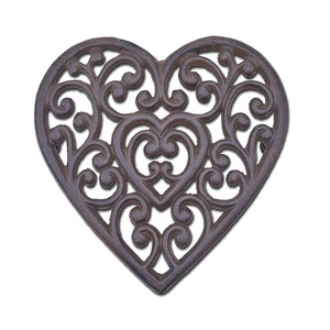 Heavy Duty <b>Cast</b> Iron Round Metal Trivet Rustproof Racks Stands Holders for Hot <b>Pans</b> Teapot Kitchen or Dinning Table Decorations - Product Image 4