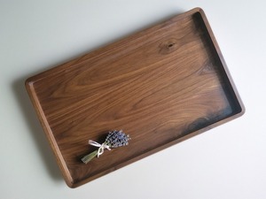 Plateau de service en bois d'acacia naturel durable, plateau en bois de qualité alimentaire - Product Image 2