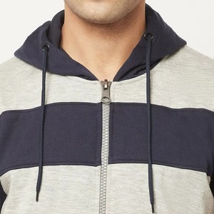 Sweat à capuche oversize pour homme en coton/polyester, fermeture éclair, uni, respirant, qualité supérieure, fabriqué au Pakistan - Product Image 5