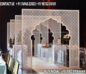 Glamorous Metal <b>Arches</b> <b>for</b> Wedding Stage <b>Decoration</b> Asian Wedding Reception Stage <b>Decoration</b> Trendy Wedding Stage Back Frames - Product Image 4