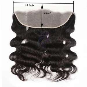 Peluca frontal de encaje negro natural de grado 20 A, extensión de cabello, cabello humano frontal de encaje indio virgen Remy sin procesar, proveedor y fabricante - Product Image 2