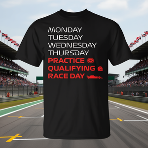 Maglietta Promozionale Categoria Gara di Qualificazione Lunedì Martedì Mercoledì Giovedì - Product Image 3