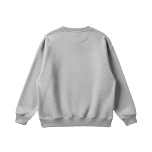 เสื้อฮู้ดดี้ผู้ชายแบบยูนิเซ็กซ์สำหรับฤดูหนาว เนื้อผ้านุ่มแบบฟลีซ ทรงโอเวอร์ไซส์ คอกลม สีพื้น สามารถปรับแต่งสีและโลโก้ได้ สวมใส่สบาย - Product Image 3