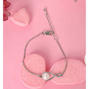 NOVAMART Fine 925 Pure Silver Real Pearl Hand <b>Bracelet</b>- <b>Bracelets</b> & Bangles Wholesale Export - Product Image 2