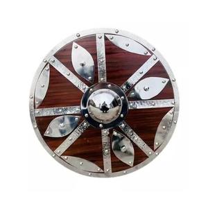 Escudo de madera hecho a mano, armadura Medieval completamente funcional, juego de rol, disfraz de Cosplay, decorativo de pared para el hogar - Product Image 1