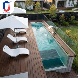 Durable Fiberglass Above Ground Container Pool Resort Backyard Use Full Set Pool Equipment Pool - Product Image 4