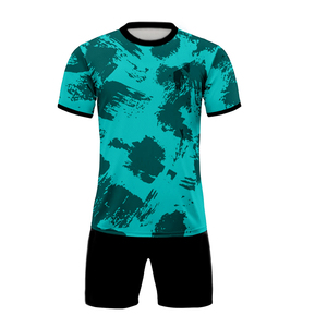 Soccer Jersey 100% Polyester Fabric Club Team Soccer Uniform Adults Automated cutting Shirts & Tops Soccer Wear football jersey - Product Image 2
