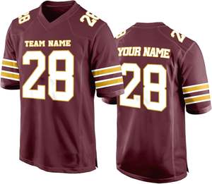 Camisetas de fútbol americano personalizadas para jóvenes y adultos con nombres y números de equipos personalizados para juegos competitivos - Product Image 1