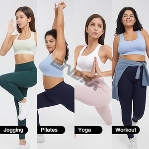 Camiseta Deportiva para Mujer, Ligera, Cuello Alto, para Yoga, Gimnasio y Running, Secado Rápido, Impermeable, Opciones de Tallas Grandes - Product Image 1