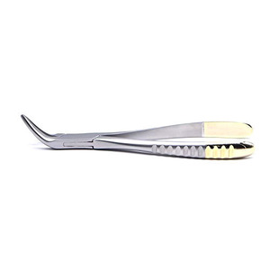 Forceps d'extraction dentaire manuel en acier inoxydable de haute qualité, instrument chirurgical ergonomique à 3 mors, certifié CE - Product Image 6