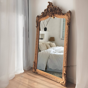 Metal <b>Frame</b> Wall Mounted Mirror Classic Design High on Demand Wall Mirror for Bed Room Decorating Wall Mirror - Product Image 6