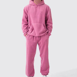 Venta al por mayor de chándal de gran tamaño para hombres 100% Material de algodón ligero deportes y ropa de calle chándal para hombres - Product Image 1