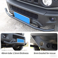 Barre de protection avant simple tube pour Suzuki Jimny JB64 JB74 2018-2025, accessoires de modification extérieure tout-terrain 4x4