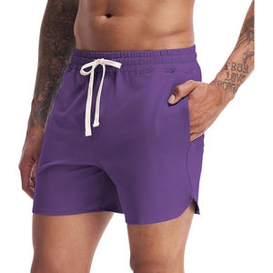 Pantalones Cortos Casuales de Forro Polar para Hombre, 100% Algodón, Cintura Elástica, Color Sólido, Cálidos, Transpirables, Impermeables, Ligeros, Duraderos, para Uso Diario - Product Image 1