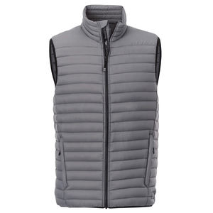 2025 nueva moda invierno cálido cuello levantado con cremallera chaqueta Puffer chaleco grueso chaqueta de plumón para hombres - Product Image 1