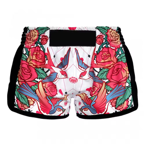 กางเกงแฟร์เท็กซ์มวยไทยขาสั้นพิมพ์ลายซับลิเมชันผ้าโพลีเอสเตอร์100% สำหรับยิมกางเกง MMA มวยไทยสำหรับผู้ชาย - Product Image 1