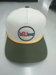 Gorra de Béisbol Ajustable de 5 Paneles con Parche Bordado, Perfil Medio, Poliéster y Algodón, con Cuerda, Hecha en Vietnam, Ropa Casual para Eventos - Product Image 1