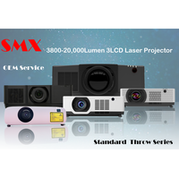 Projecteur laser 3LCD professionnel WUXGA 12 000 lumens avec installation immersive
