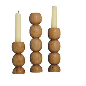 Bougeoir en bois naturel de qualité supérieure Conception simple Bougeoir décoratif Chandelier pour fournitures d'hôtel - Product Image 6