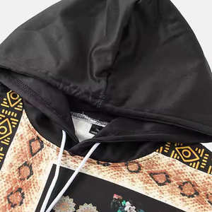 เสื้อฮู้ดดี้ผู้ชายแบบสั่งทำ ผ้าฝ้ายฟลีซ สตรีทแวร์ ขายส่ง เสื้อฮู้ดดี้ผ้าฝ้ายหนานุ่ม - Product Image 3