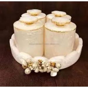 Juego de 2 tarros de fruta seca de resina de alta calidad, diseño clásico único para almacenamiento de alimentos, gran relación calidad-precio - Product Image 3