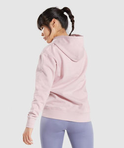 Sudadera con Capucha 100% Algodón para Mujer, con Logotipo Personalizado del Fabricante, Transpirable, Lisa, con Capucha y Logotipo en la Parte Delantera - Product Image 2