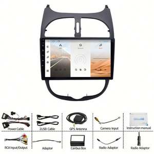 Lecteur autoradio pour Peugeot 206 Android Navigator Peugeot 206 Citroen Android Carplay - Product Image 5