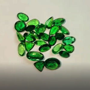 24pcs Tsavorite Naturelle Pierres Précieuses Lâches 5x3mm à 7x5mm Poire Ovale Trillion Facette Vert Coupe US $80 7cts Lot Iroc Ventes - Product Image 5