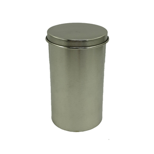 Boîte de rangement de forme ronde en métal de conception classique avec couvercle fini doré pour la boîte de rangement des aliments de table d'ustensiles de cuisine - Product Image 5