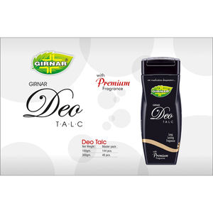 GIRNAR, venta al por mayor, polvo de talco de almizcle blanco suave y sedoso, fragancia elegante, polvo corporal perfumado Deo para el cuidado del cuerpo - Product Image 1
