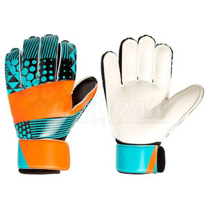 Gants de gardien de but en cuir respirant personnalisables OEM de haute qualité pour adultes fabriqués au Pakistan avec votre propre logo - Product Image 1