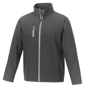 เสื้อแจ็คเก็ตซอฟต์เชลล์สำหรับผู้ชายสำหรับเดินป่ากลางแจ้ง  ขั้นต่ำในการสั่งซื้อน้อย  กันน้ำ  มีซิป  มีไซส์ใหญ่  บุด้วยผ้าฟลีซ - Product Image 1