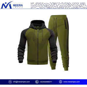 ชุดวอร์มเล่นกีฬามีซิปด้านหน้าสำหรับผู้ชายเสื้อซับเหงื่อใส่สบายขนาดพลัสไซส์สำหรับออกกำลังกายในฤดูร้อน - Product Image 2