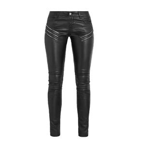 2025 Best Leather Pants High Elastic Waist Leggings Slim Leather Leggings <b>Fleece</b> <b>Trousers</b> Women Fashion - Product Image 3