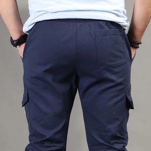 Pantalones de jogging de peso pesado para hombre, pantalones holgados, pantalones de chándal de lana de algodón con logotipo personalizado OEM para hombre, pantalones lavados - Product Image 3