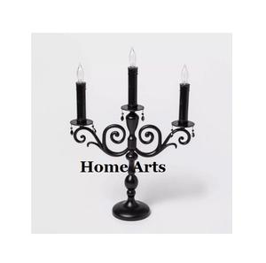 Bougeoir de pièce maîtresse de table Design merveilleux Candélabre de couleur noire en aluminium de haute qualité avec 4 bras - Product Image 4