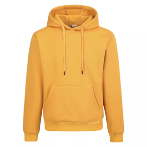 Vente en gros 100% coton tissu vierge sweat à capuche hommes nouveau Style respirant blanc couleur unie décontracté surdimensionné goutte épaule sweat à capuche - Product Image 5