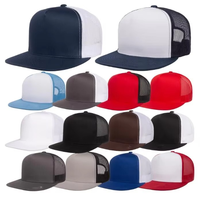 Gorra Trucker Clásica de Visera Plana Estilo Urbano, Cómoda, Ajustable, de Malla, con Cierre a Presión, Bordado 3D, Personalizada, Casual, para Viajes y Actividades al Aire Libre