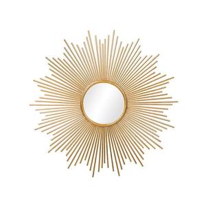 Miroir mural décoratif en verre et métal de luxe de haute qualité moderne pour le salon, la chambre et le bureau pour l'hôtel - Product Image 3