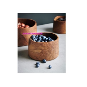Cuenco de madera de cerámica clásico japonés hecho a mano 100%, utensilios de cocina de lujo a prueba de agua para vajilla - Product Image 2
