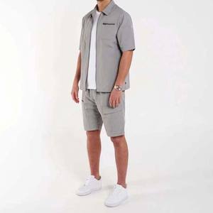 Pantalones cortos de algodón y poliéster para hombre, pantalones cortos deportivos para gimnasio con bolsillo, Joggers informales con cordón en la cintura, estilo de calle alta, pantalones cortos de verano para hombre - Product Image 3